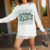MICHIGAN STATE SPARTANS RALLY STRIPE ESSENTIAL RELAXED FIT LONG SLEEVE TEE 12 MICHIGAN STATE SPARTANS RALLY STRIPE ESSENTIAL RELAXED FIT LONG SLEEVE TEE