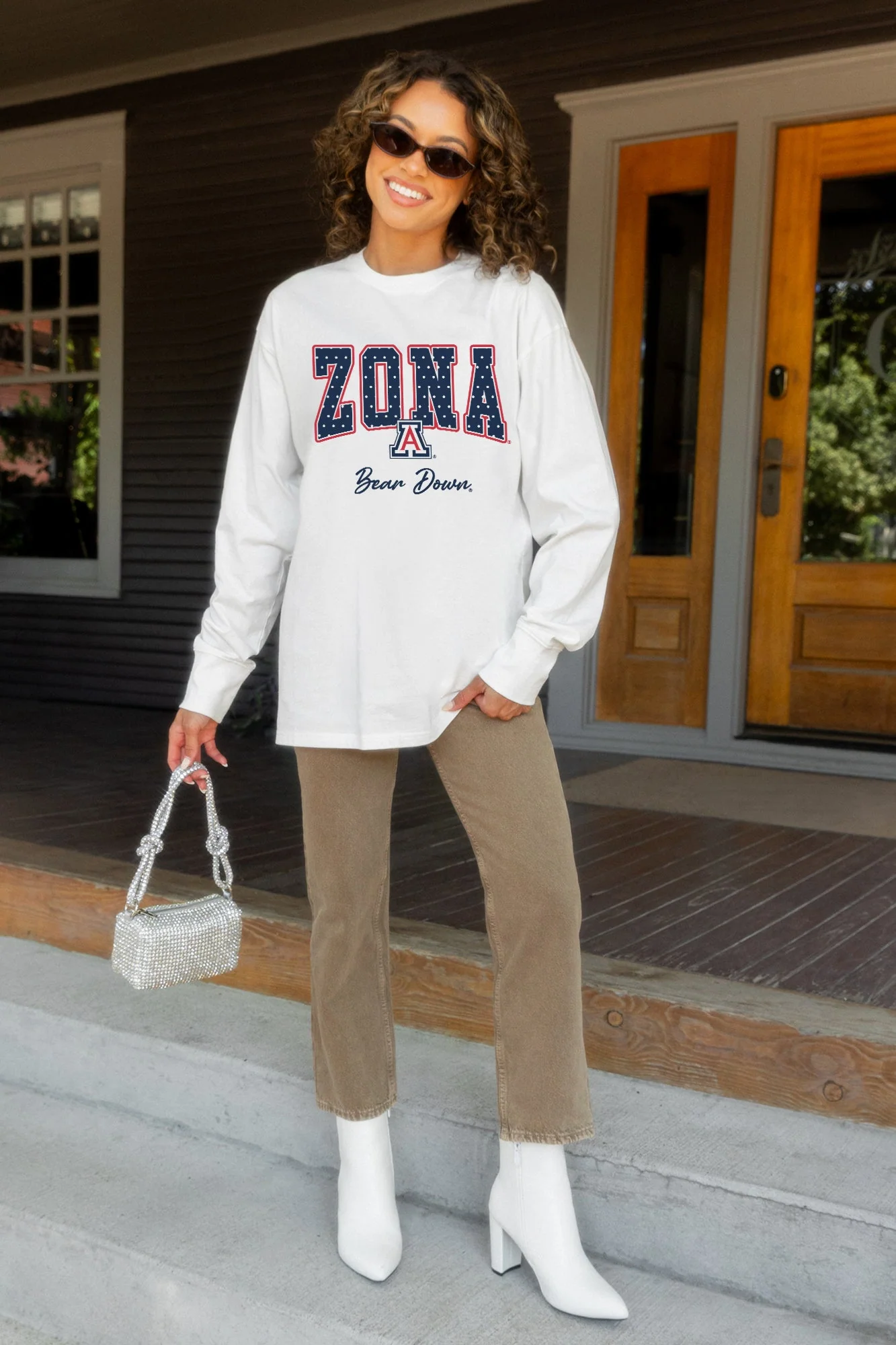 ARIZONA WILDCATS SWEET SPOT ESSENTIAL RELAXED FIT LONG SLEEVE TEE