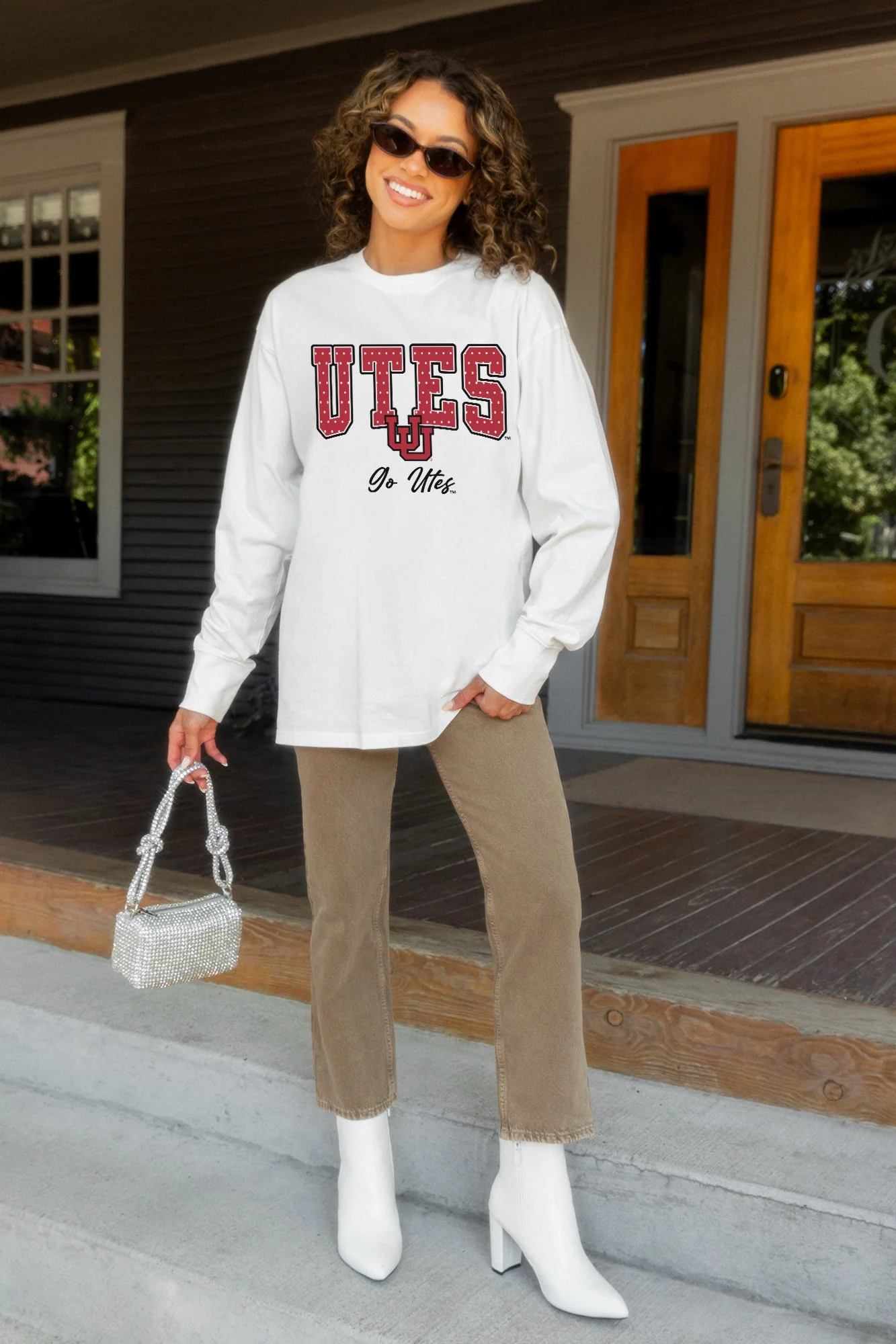 UTAH UTES SWEET SPOT ESSENTIAL RELAXED FIT LONG SLEEVE TEE