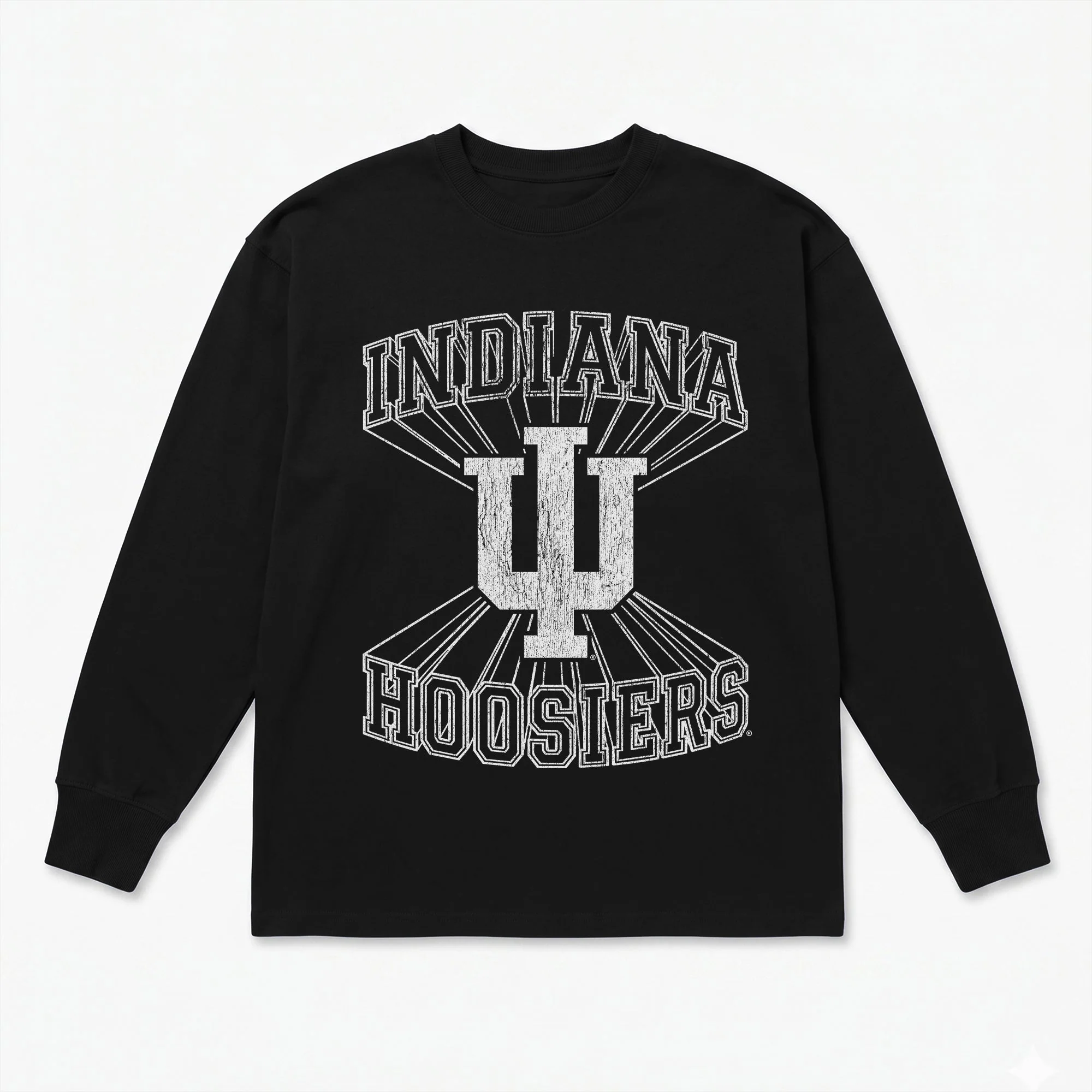 INDIANA HOOSIERS SPOTLIGHT ESSENTIAL RELAXED FIT LONG SLEEVE TEE 6 INDIANA HOOSIERS SPOTLIGHT ESSENTIAL RELAXED FIT LONG SLEEVE TEE