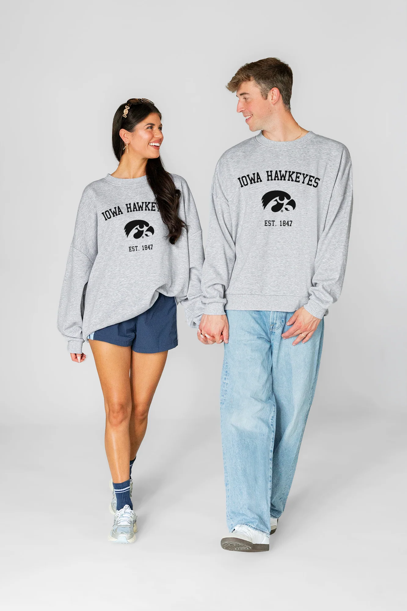 IOWA HAWKEYES CAMPUS ENERGY PREMIUM FLEECE UNISEX CREWNECK PULLOVER 4 IOWA HAWKEYES CAMPUS ENERGY PREMIUM FLEECE UNISEX CREWNECK PULLOVER