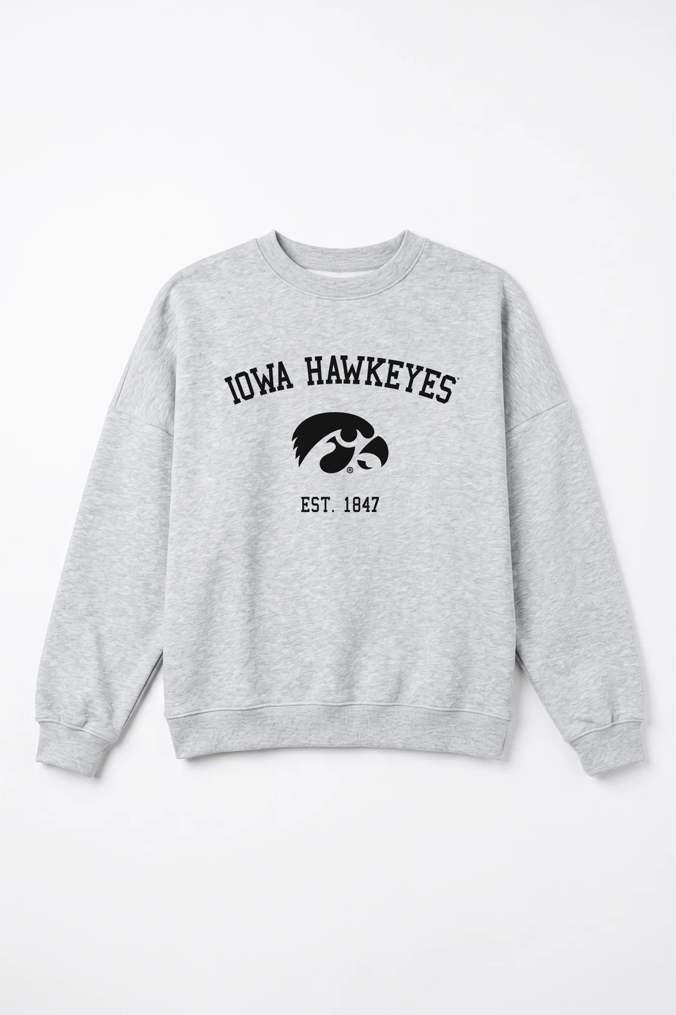 IOWA HAWKEYES CAMPUS ENERGY PREMIUM FLEECE UNISEX CREWNECK PULLOVER 6 IOWA HAWKEYES CAMPUS ENERGY PREMIUM FLEECE UNISEX CREWNECK PULLOVER