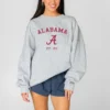 ALABAMA CRIMSON TIDE CAMPUS ENERGY PREMIUM FLEECE UNISEX CREWNECK PULLOVER