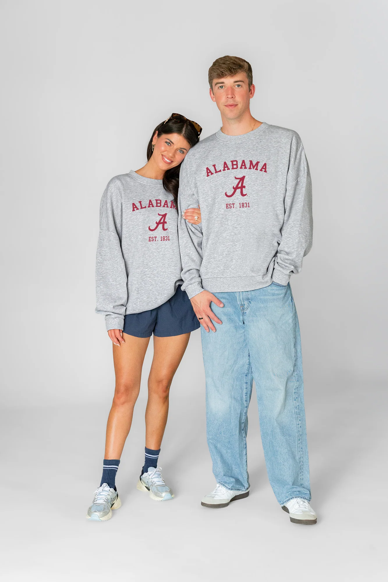 ALABAMA CRIMSON TIDE CAMPUS ENERGY PREMIUM FLEECE UNISEX CREWNECK PULLOVER
