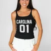 SOUTH CAROLINA GAMECOCKS ICON ENERGY RIBBED SCOOP NECK TANK