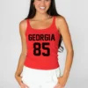 GEORGIA BULLDOGS ICON ENERGY RIBBED SCOOP NECK TANK