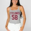 IOWA STATE CYCLONES ICON ENERGY RIBBED SCOOP NECK TANK
