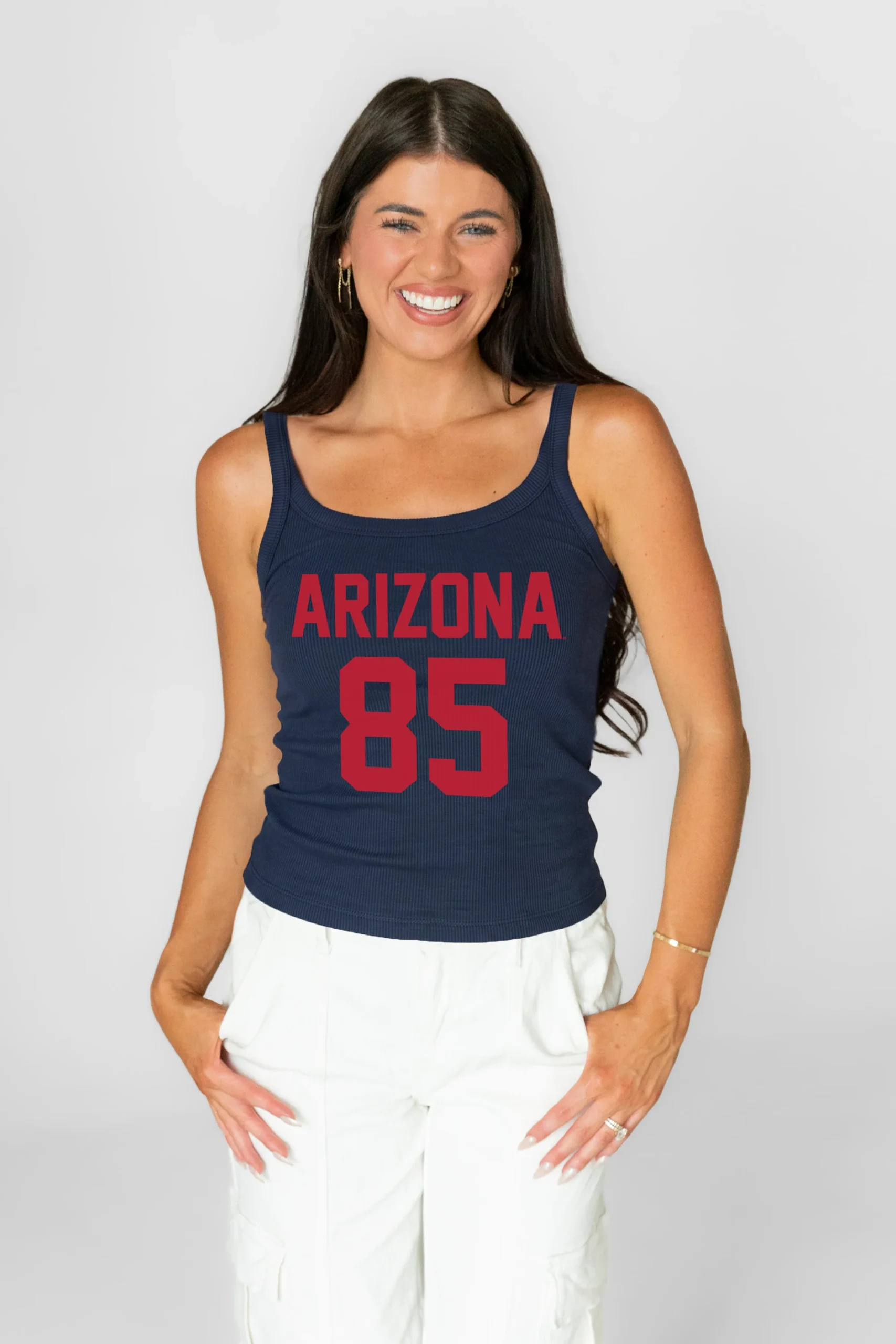 ARIZONA WILDCATS ICON ENERGY RIBBED SCOOP NECK TANK
