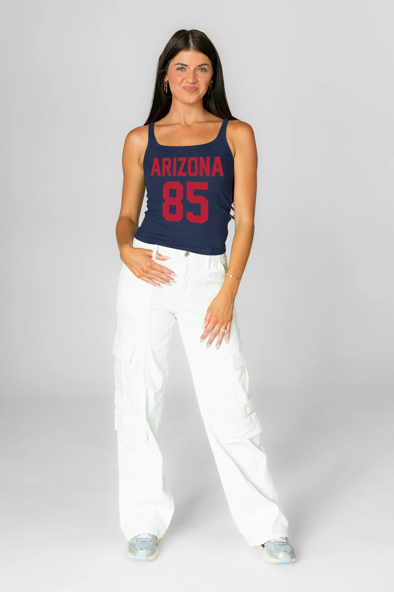 ARIZONA WILDCATS ICON ENERGY RIBBED SCOOP NECK TANK