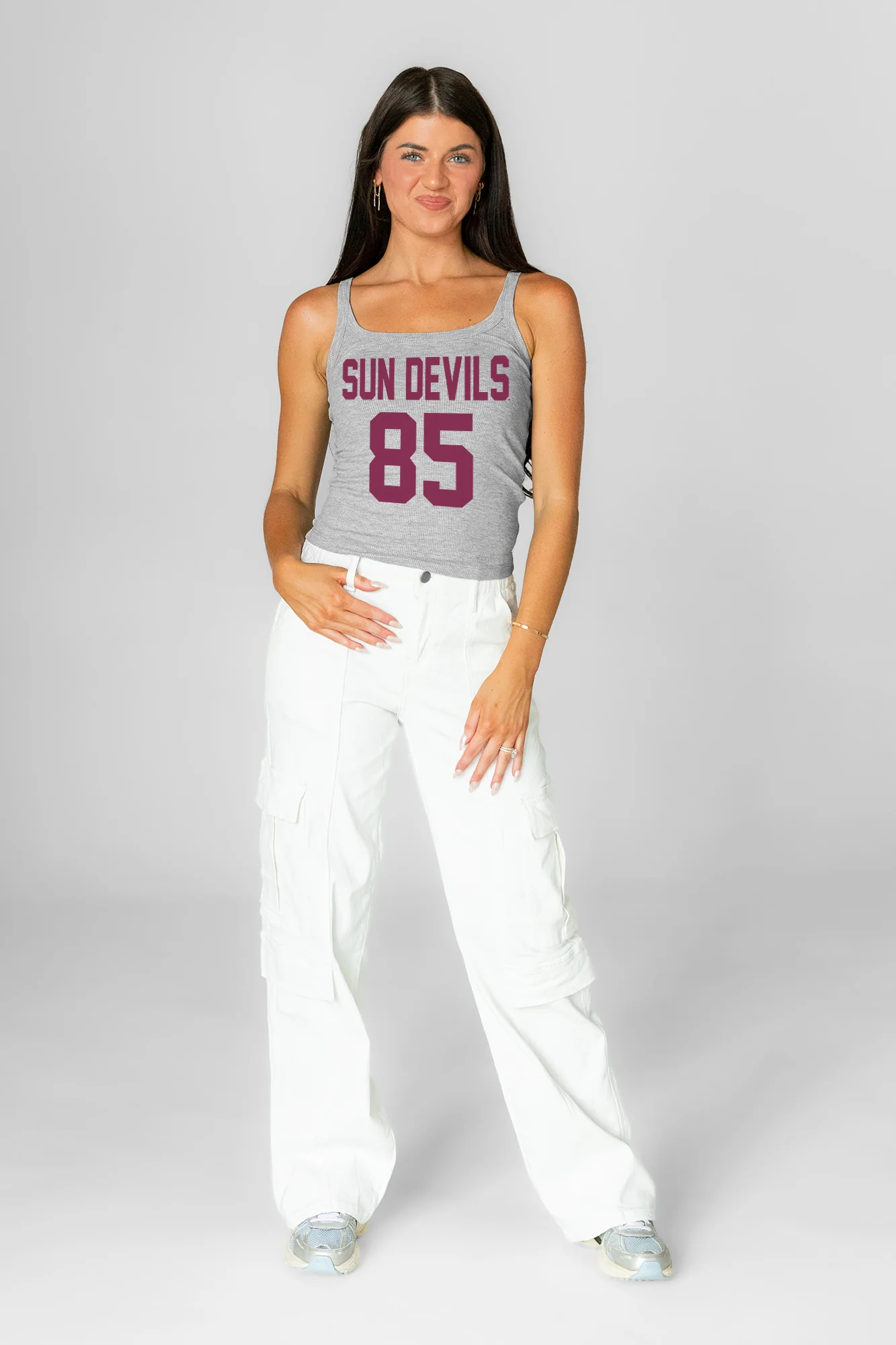 ARIZONA STATE SUN DEVILS ICON ENERGY RIBBED SCOOP NECK TANK