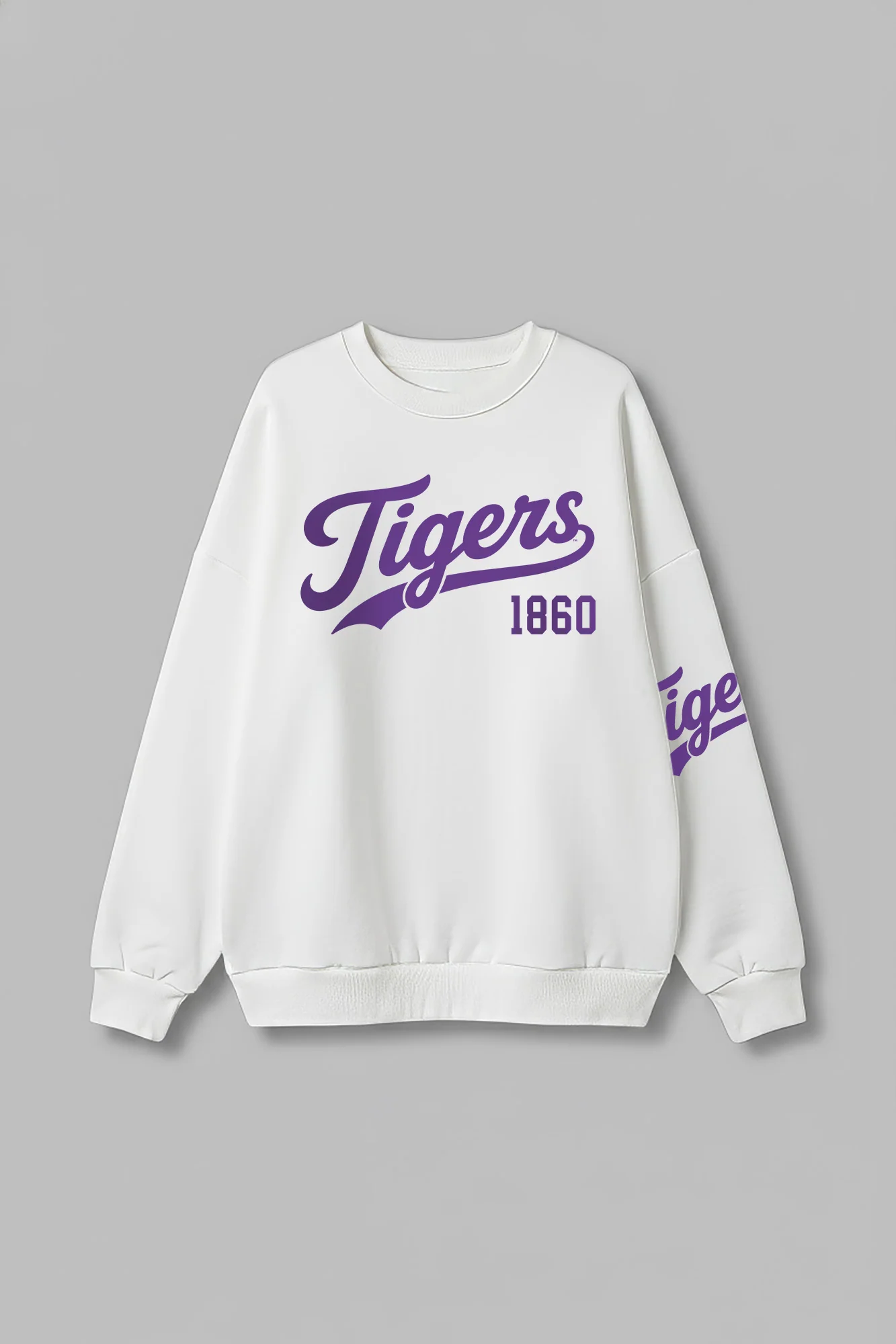 LSU TIGERS DAY ONE PREMIUM FLEECE UNISEX CREWNECK PULLOVER 6 LSU TIGERS DAY ONE PREMIUM FLEECE UNISEX CREWNECK PULLOVER