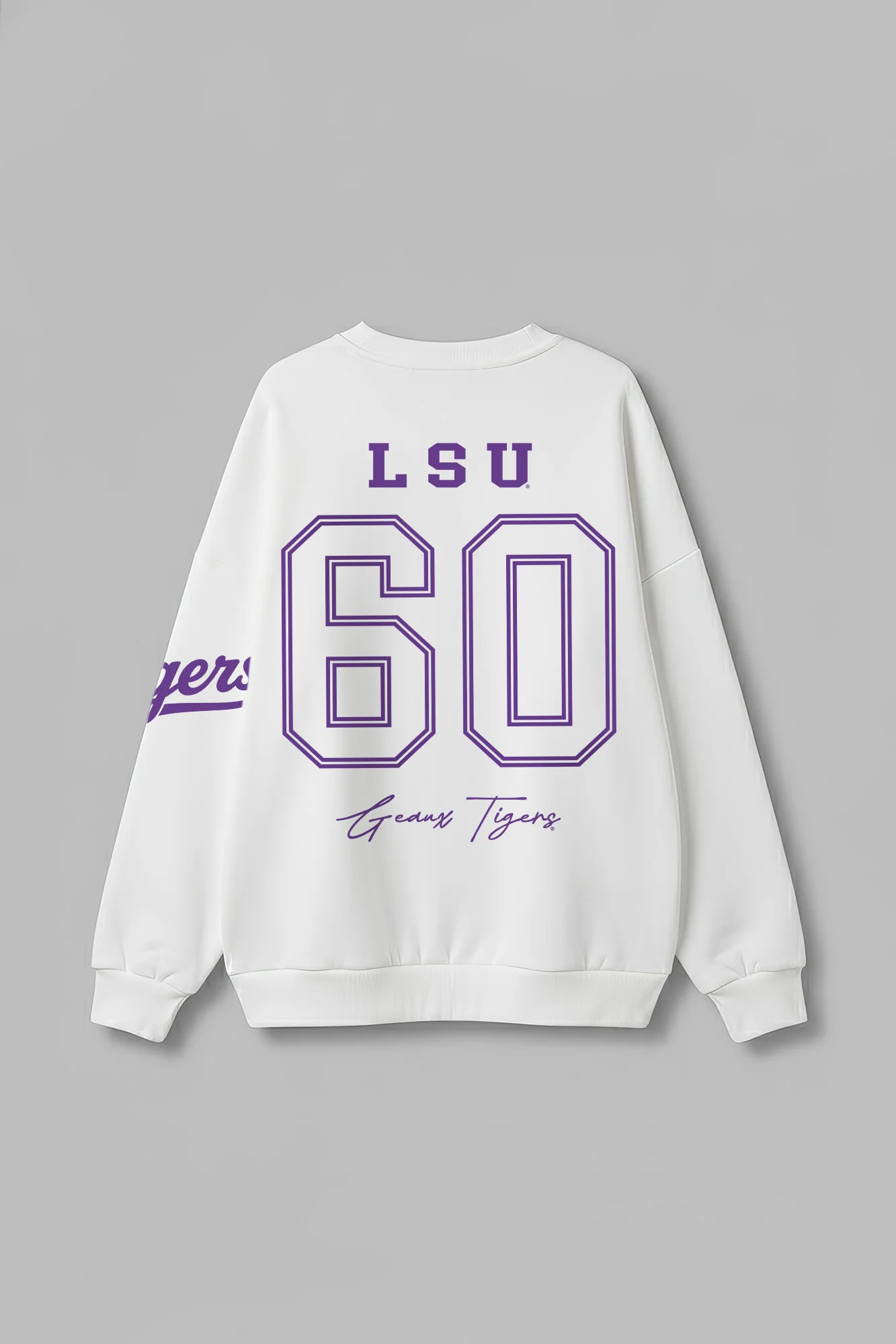 LSU TIGERS DAY ONE PREMIUM FLEECE UNISEX CREWNECK PULLOVER 7 LSU TIGERS DAY ONE PREMIUM FLEECE UNISEX CREWNECK PULLOVER