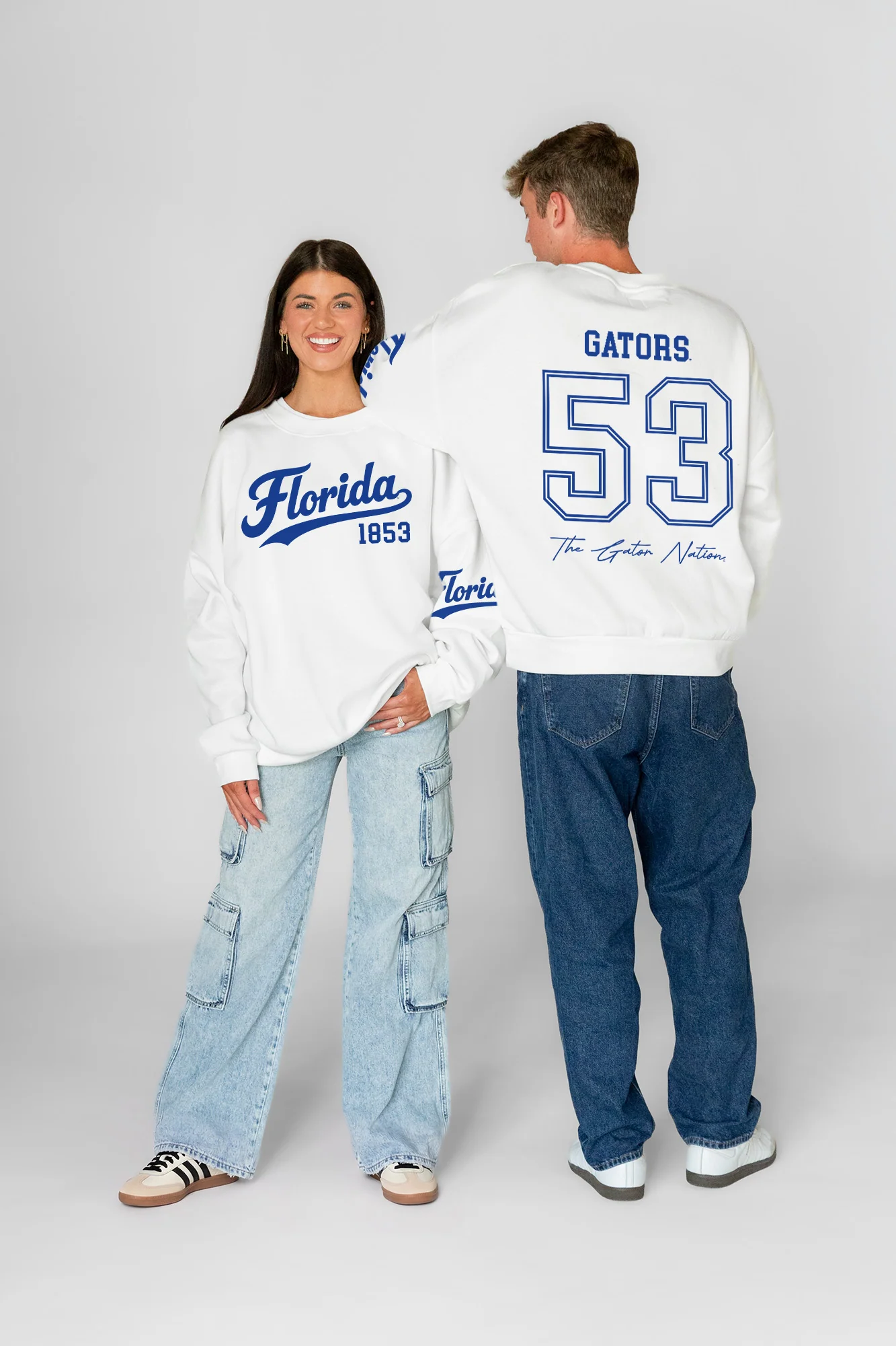 FLORIDA GATORS DAY ONE PREMIUM FLEECE UNISEX CREWNECK PULLOVER