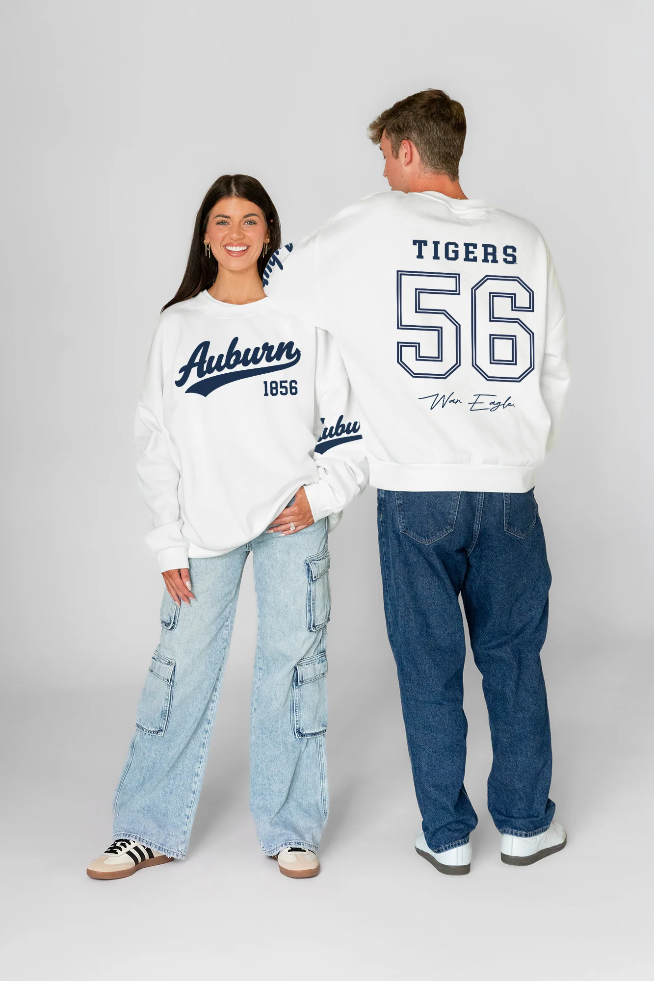 AUBURN TIGERS DAY ONE PREMIUM FLEECE UNISEX CREWNECK PULLOVER