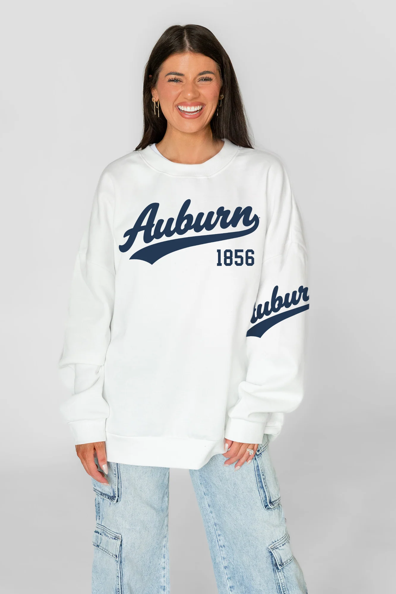 AUBURN TIGERS DAY ONE PREMIUM FLEECE UNISEX CREWNECK PULLOVER