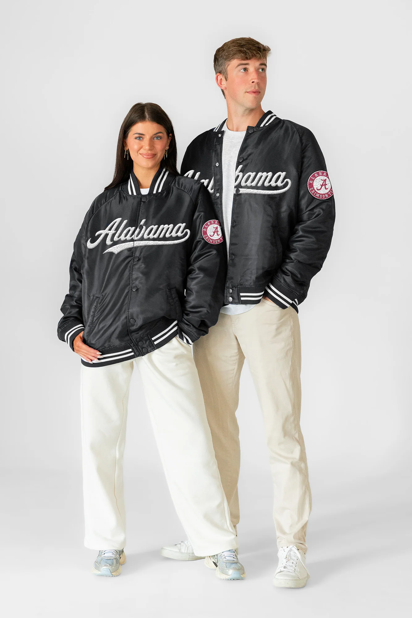 ALABAMA CRIMSON TIDE VARSITY MUSE OVERSIZED VARSITY UNISEX JACKET 1 ALABAMA CRIMSON TIDE VARSITY MUSE OVERSIZED VARSITY UNISEX JACKET