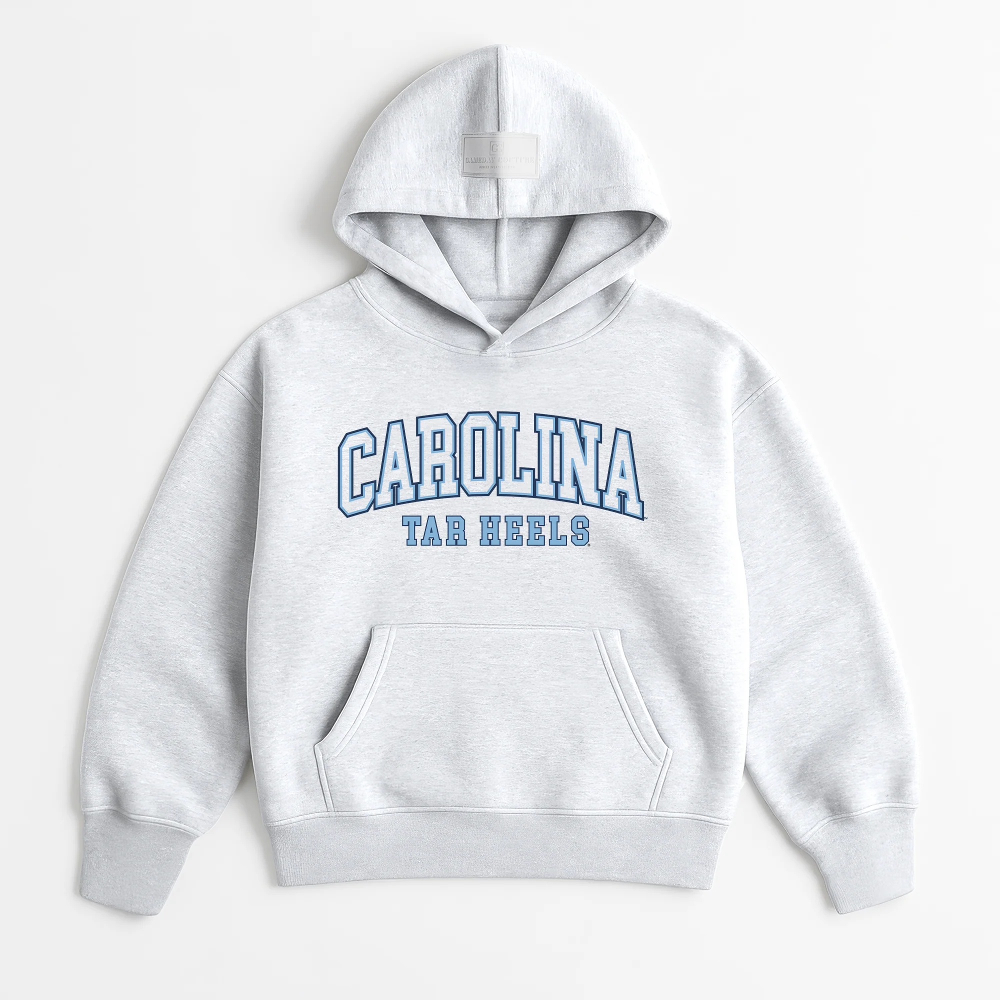NORTH CAROLINA TAR HEELS DAILY GRIND OVERSIZED PREMIUM WEIGHT UNISEX HOODIE 6 NORTH CAROLINA TAR HEELS DAILY GRIND OVERSIZED PREMIUM WEIGHT UNISEX HOODIE