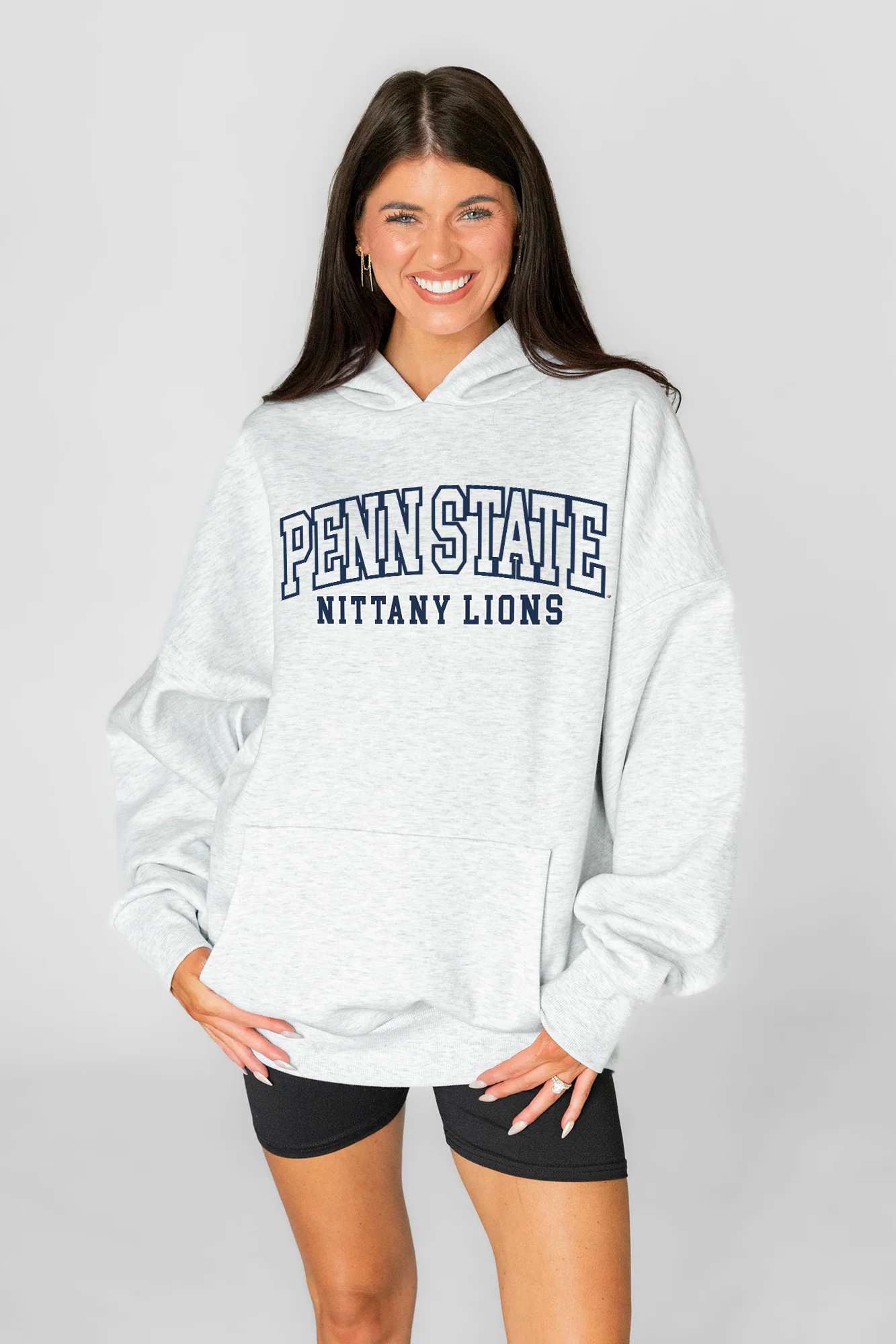 PENN STATE NITTANY LIONS DAILY GRIND OVERSIZED PREMIUM WEIGHT UNISEX HOODIE