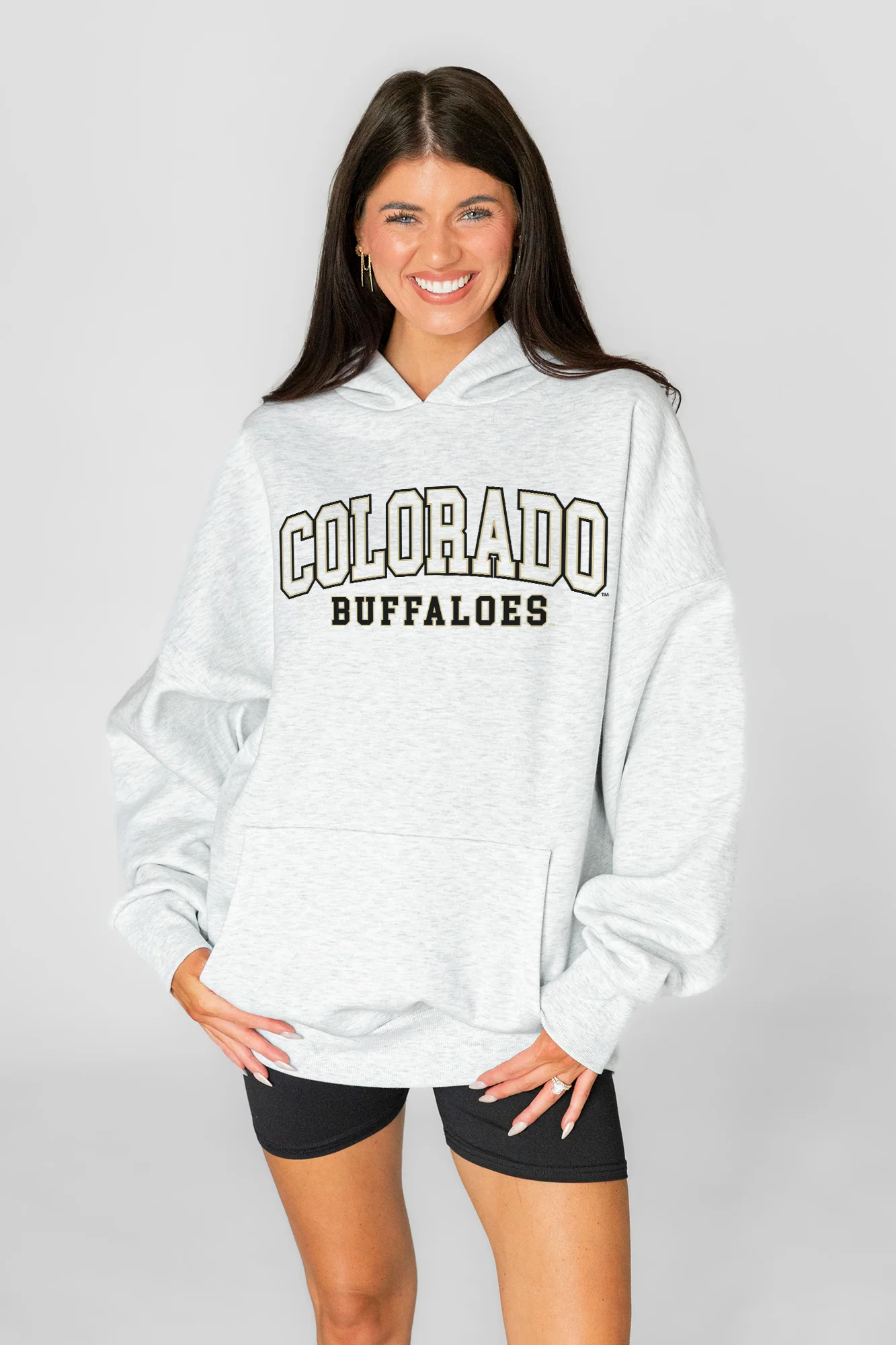 COLORADO BUFFALOES DAILY GRIND OVERSIZED PREMIUM WEIGHT UNISEX HOODIE