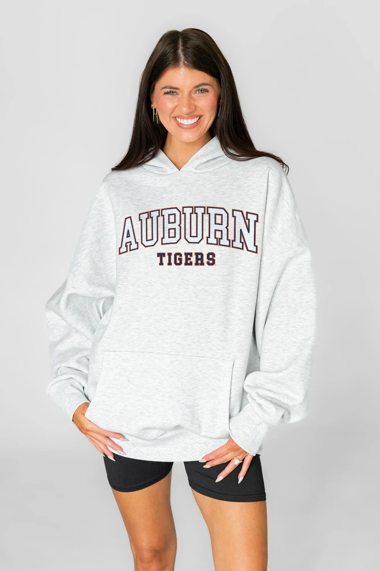 AUBURN TIGERS DAILY GRIND OVERSIZED PREMIUM WEIGHT UNISEX HOODIE
