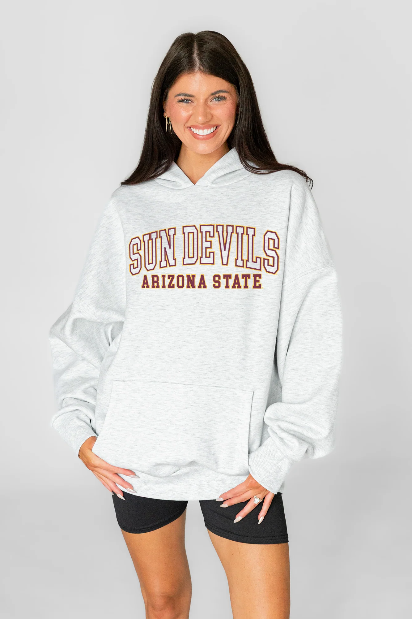ARIZONA STATE SUN DEVILS DAILY GRIND OVERSIZED PREMIUM WEIGHT UNISEX HOODIE