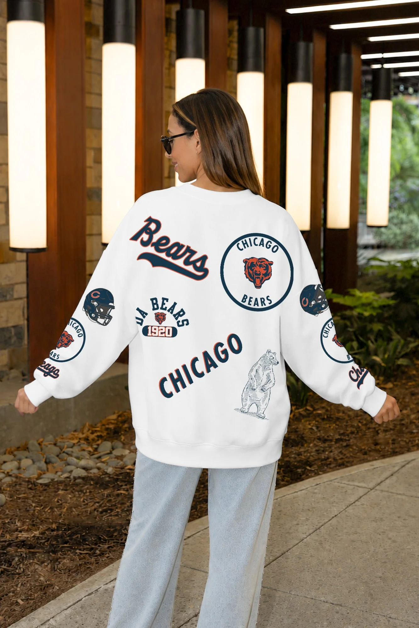 CHICAGO BEARS PRIME TIME PREMIUM CREWNECK SWEATSHIRT 4 CHICAGO BEARS PRIME TIME PREMIUM CREWNECK SWEATSHIRT