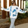 DETROIT LIONS PRIME TIME PREMIUM CREWNECK SWEATSHIRT