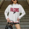 ATLANTA FALCONS RALLY POINT CONTRAST MOCKNECK PULLOVER