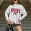 KANSAS CITY CHIEFS RALLY POINT CONTRAST MOCKNECK PULLOVER 19 KANSAS CITY CHIEFS RALLY POINT CONTRAST MOCKNECK PULLOVER