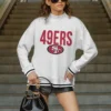 SAN FRANCISCO 49ERS RALLY POINT CONTRAST MOCKNECK PULLOVER