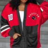 HOUSTON TEXANS MVP ERA CONTRAST MESH CARDIGAN