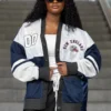 NEW ENGLAND PATRIOTS MVP ERA CONTRAST MESH CARDIGAN 24 NEW ENGLAND PATRIOTS MVP ERA CONTRAST MESH CARDIGAN