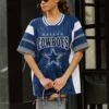 DALLAS COWBOYS AMPED UP RHINESTONE FASHION TOP