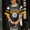 PITTSBURGH STEELERS AMPED UP RHINESTONE FASHION TOP 22 PITTSBURGH STEELERS AMPED UP RHINESTONE FASHION TOP