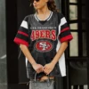 SAN FRANCISCO 49ERS AMPED UP RHINESTONE FASHION TOP 21 SAN FRANCISCO 49ERS AMPED UP RHINESTONE FASHION TOP