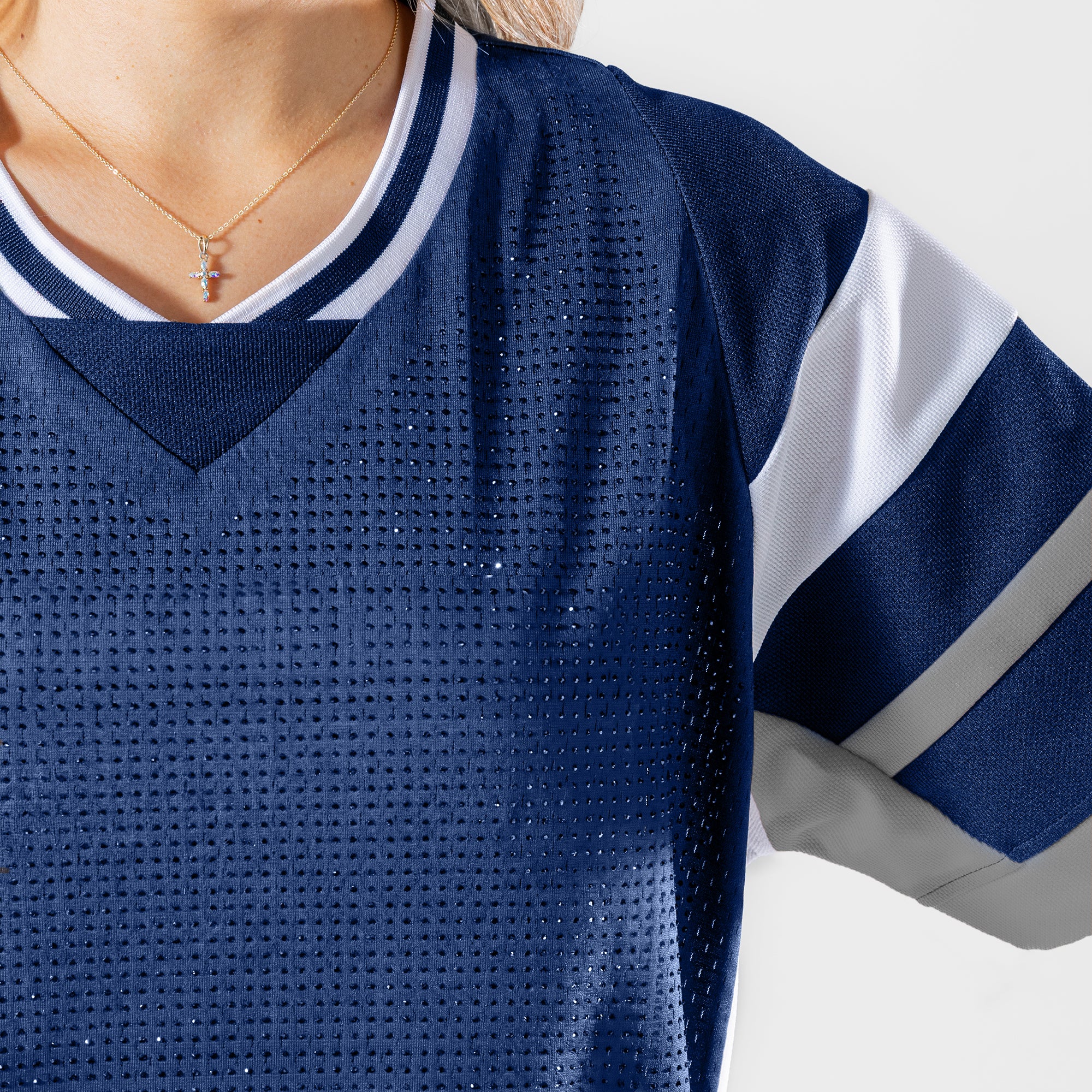 CHICAGO BEARS AMPED UP RHINESTONE FASHION TOP 9 CHICAGO BEARS AMPED UP RHINESTONE FASHION TOP