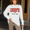 KANSAS CITY CHIEFS SWEET SPOT OVERSIZED LONG SLEEVE TEE 13 KANSAS CITY CHIEFS SWEET SPOT OVERSIZED LONG SLEEVE TEE