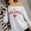 ATLANTA FALCONS OFFSIDES ENERGY RELAXED OFF-SHOULDER TOP 19 ATLANTA FALCONS OFFSIDES ENERGY RELAXED OFF-SHOULDER TOP