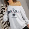 CHICAGO BEARS OFFSIDES ENERGY RELAXED OFF-SHOULDER TOP 18 CHICAGO BEARS OFFSIDES ENERGY RELAXED OFF-SHOULDER TOP