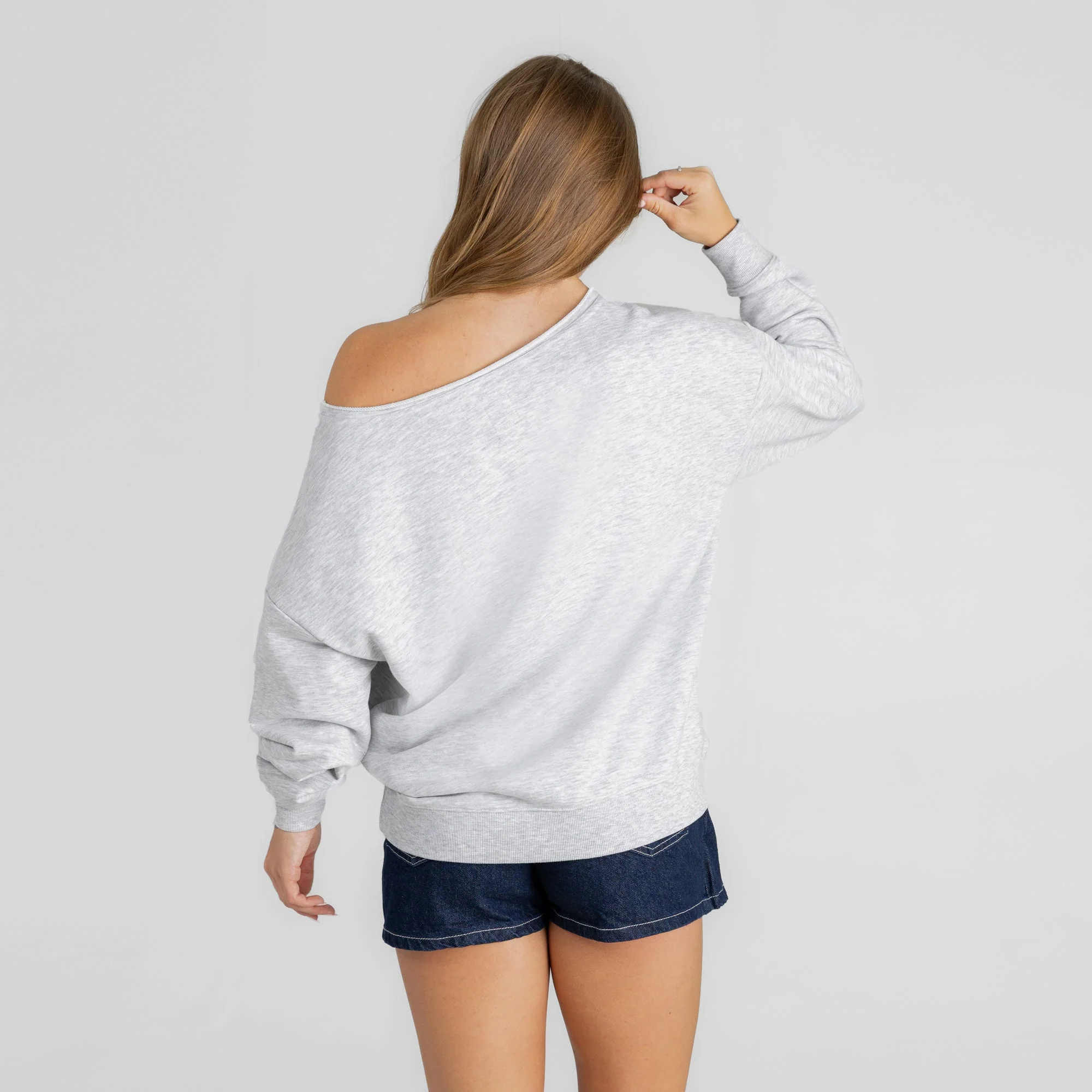 CHICAGO BEARS OFFSIDES ENERGY RELAXED OFF-SHOULDER TOP 6 CHICAGO BEARS OFFSIDES ENERGY RELAXED OFF-SHOULDER TOP