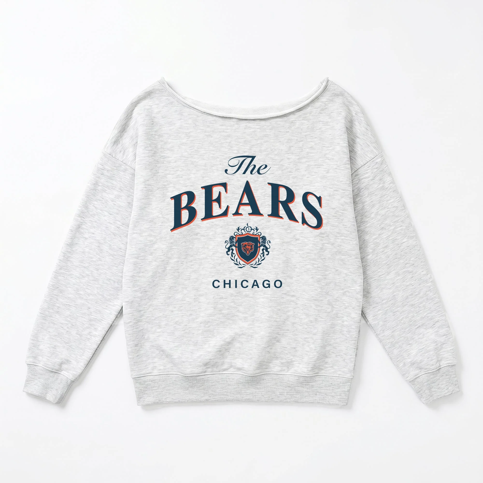 CHICAGO BEARS OFFSIDES ENERGY RELAXED OFF-SHOULDER TOP 9 CHICAGO BEARS OFFSIDES ENERGY RELAXED OFF-SHOULDER TOP