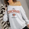 CINCINNATI BENGALS OFFSIDES ENERGY RELAXED OFF-SHOULDER TOP 18 CINCINNATI BENGALS OFFSIDES ENERGY RELAXED OFF-SHOULDER TOP