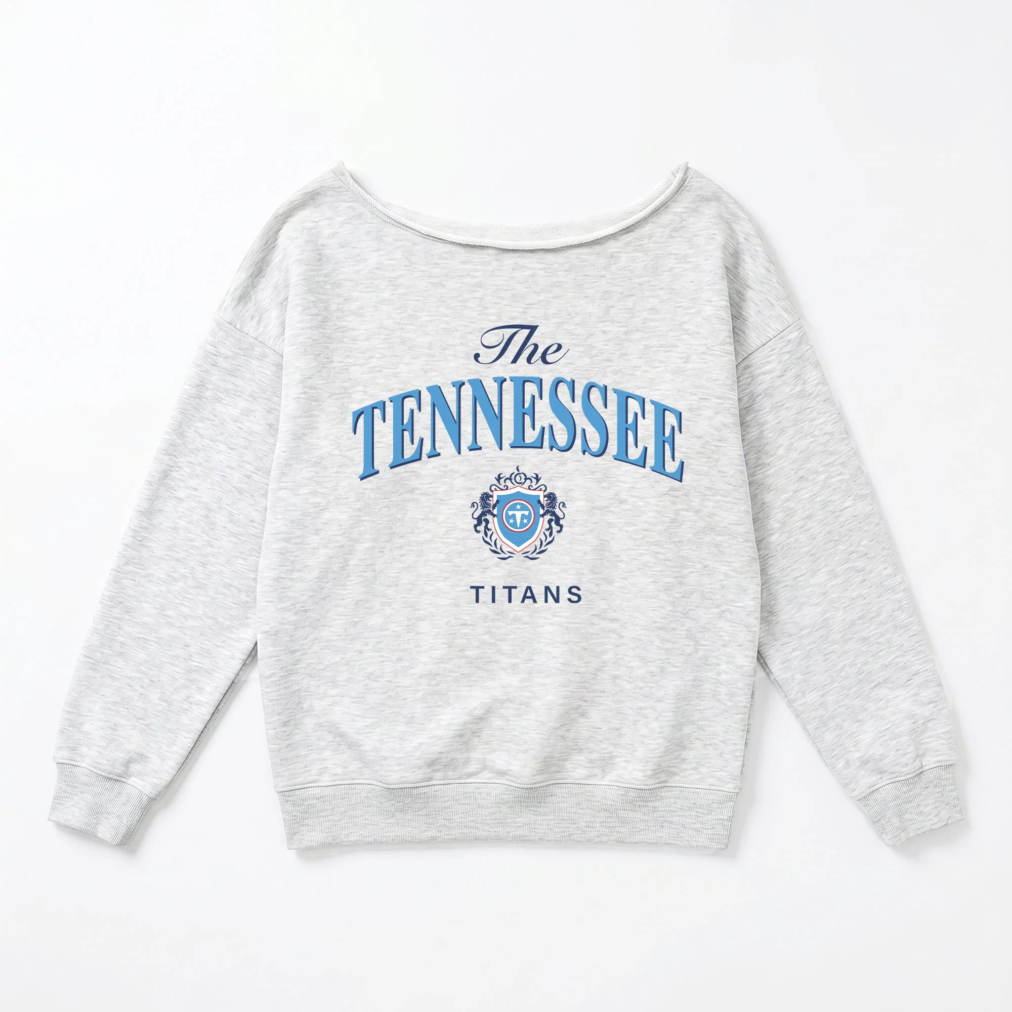TENNESSEE TITANS OFFSIDES ENERGY RELAXED OFF-SHOULDER TOP 9 TENNESSEE TITANS OFFSIDES ENERGY RELAXED OFF-SHOULDER TOP