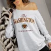 WASHINGTON COMMANDERS OFFSIDES ENERGY RELAXED OFF-SHOULDER TOP 18 WASHINGTON COMMANDERS OFFSIDES ENERGY RELAXED OFF-SHOULDER TOP