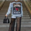 ARIZONA CARDINALS RULE BREAKER DISTRESSED MESH DENIM JACKET 10 ARIZONA CARDINALS RULE BREAKER DISTRESSED MESH DENIM JACKET