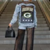 GREEN BAY PACKERS RULE BREAKER DISTRESSED MESH DENIM JACKET 11 GREEN BAY PACKERS RULE BREAKER DISTRESSED MESH DENIM JACKET