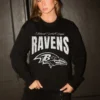 BALTIMORE RAVENS BOLD AMBITION OVERSIZED LONG SLEEVE TEE 12 BALTIMORE RAVENS BOLD AMBITION OVERSIZED LONG SLEEVE TEE