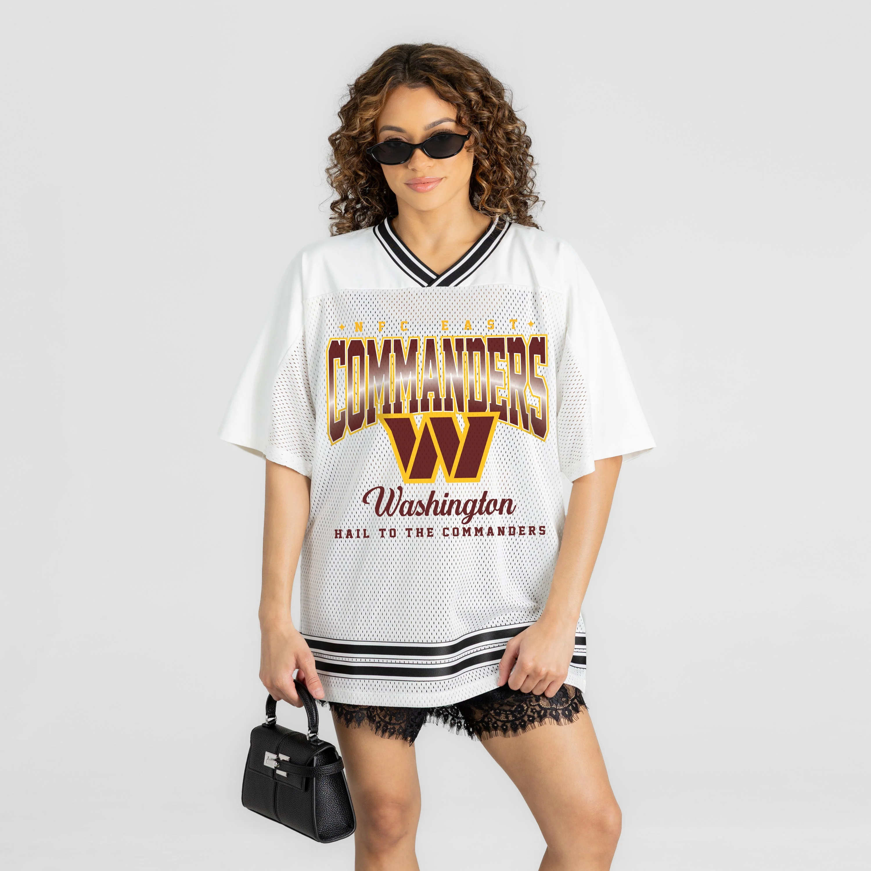 WASHINGTON COMMANDERS SQUAD MENTALITY OVERSIZED MESH FASHION TOP 5 WASHINGTON COMMANDERS SQUAD MENTALITY OVERSIZED MESH FASHION TOP