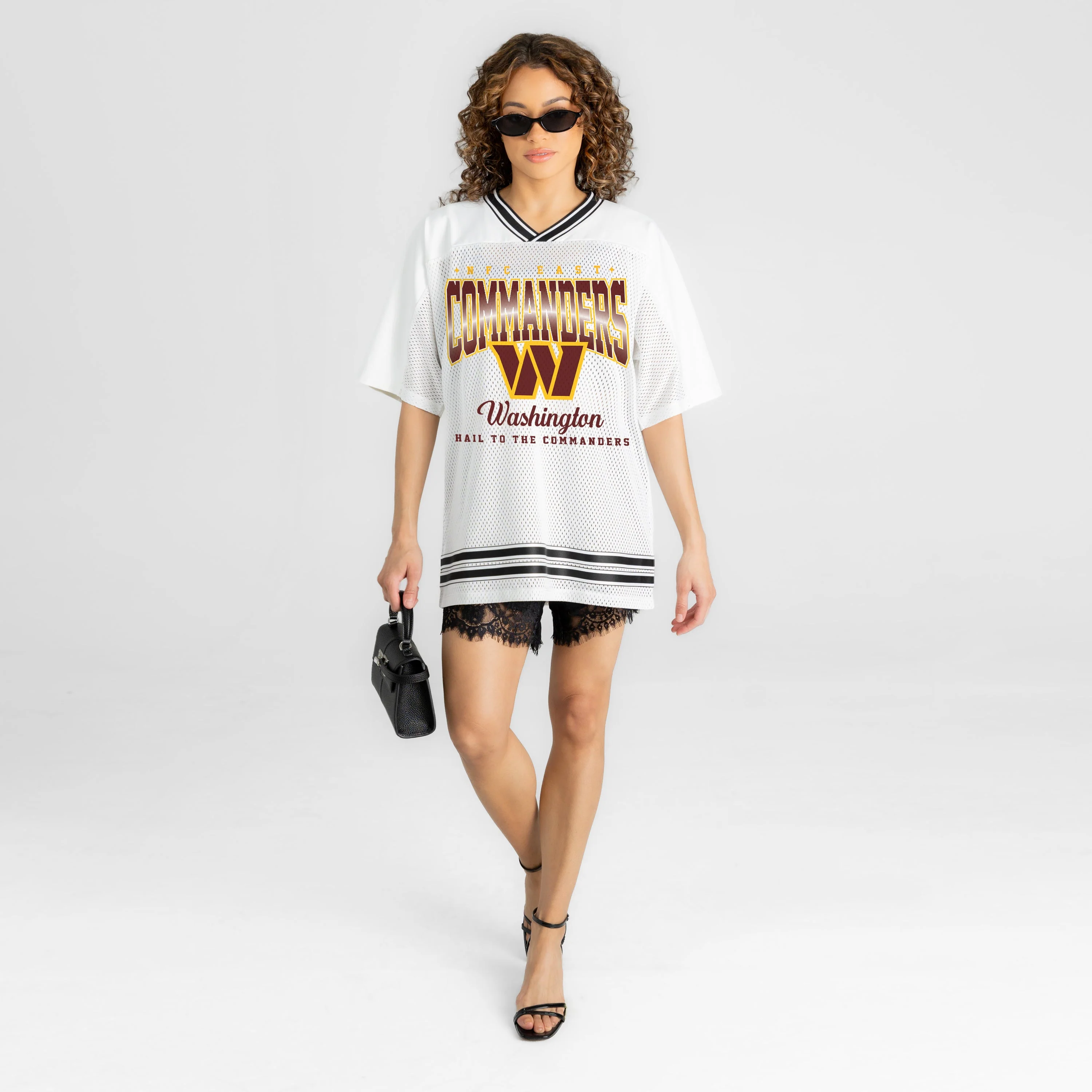 WASHINGTON COMMANDERS SQUAD MENTALITY OVERSIZED MESH FASHION TOP 7 WASHINGTON COMMANDERS SQUAD MENTALITY OVERSIZED MESH FASHION TOP