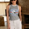 TENNESSEE TITANS VICTORY CLUB CONTRAST TRIM FITTED CROP TANK TOP 10 TENNESSEE TITANS VICTORY CLUB CONTRAST TRIM FITTED CROP TANK TOP